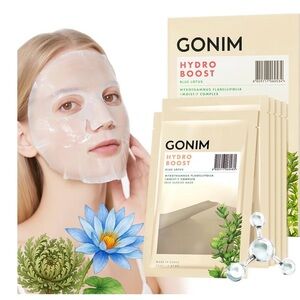 GONIM Face Mask Korean Skin Care with Hyaluronic Acid Serum
